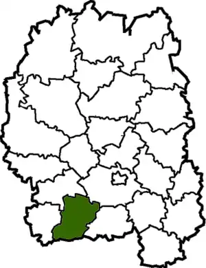 Чудновский район на карте