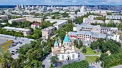 Рождественская церковь на перекрёстке с улицей Машиностроителей