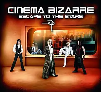 Обложка сингла Cinema Bizarre «Escape To The Stars» (2007)