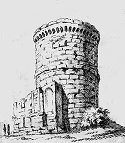 Классический храм. 1698. Бумага, тушь, перо