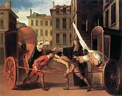 Две повозки. Ок. 1710. Холст, масло. Лувр, Париж