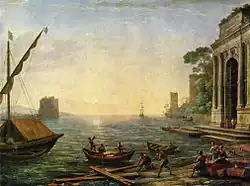 Морская гавань при восходе солнца (1674)&nbsp;— Клод Лоррен.