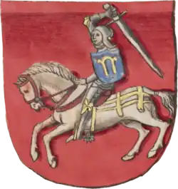 Герб Витовта. Из Гербовника Грюненберга, 1480