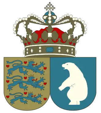 Герб Графства Гренландия (отменён 1 мая 1979 года)