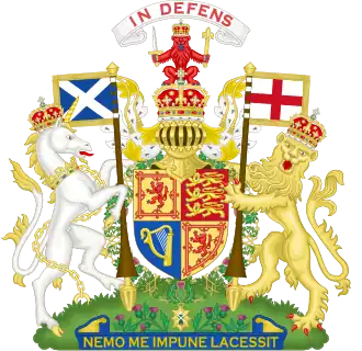 Королевский герб в Шотландии
