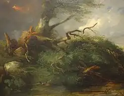 Дуб, поваленный бурей, 1831, дом-музей (фр.)  Жана Лафонтена, Шато-Тьерри