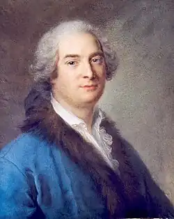 Портрет Шарля Дюкло. Картон, пастель. Муниципальный музей, Динан