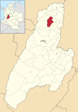 Либано на карте