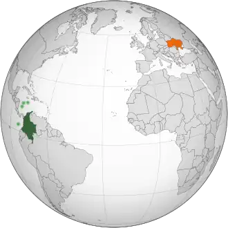 Колумбия и Украина