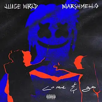 Обложка сингла Juice WRLD и Marshmello «Come & Go» (2020)