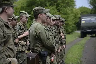 Военнослужащие 108 ЗРП 32 ДПВО на двусторонних командно-штабных учениях войск ПВО и авиации ЗВО.