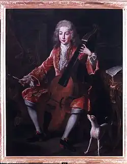 Эмануэль Франц Йозеф, граф Баварский. Луи де Сильвестр, 1707