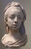 Графиня де Фекьер. 1738. Терракота. Музей Виктории и Альберта, Лондон