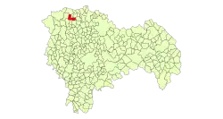 Расположение муниципалитета на карте провинции