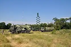 Телекоммуникационный комплекс П-260Т «Редут-2УС» на конкурсе полевой выучки «Уверенный приём» среди войск связи.