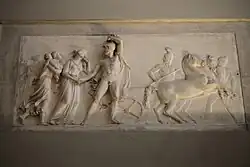 Барельеф «Прощание Гектора с Андромахой». Галерея Академии, Венеция