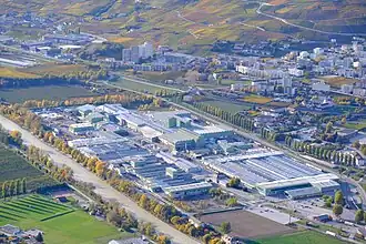 Завод в Сьерре (кантон Вале, Швейцария)