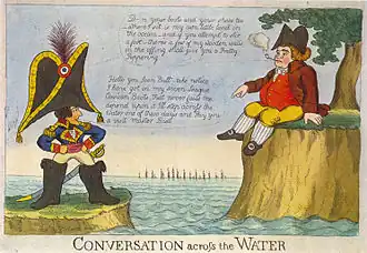 Джон Булль разговаривает с Наполеоном