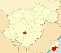 Расположение муниципалитета на карте провинции