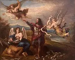 Покаяние Великого Конде. Ок. 1691. Холст, масло. Музей Великого века, Сен-Клу