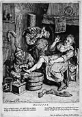 Копстер (лекарь-шарлатан). Ок. 1690. Офорт
