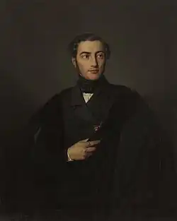 К. Дузи. Портрет А. К. Кавоса. 1849Холст, масло. 104 × 83,8 смЭрмитаж, Санкт-Петербург