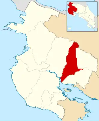 Каньяс на карте