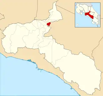 Курридабат на карте