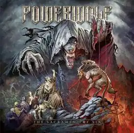 Обложка альбома Powerwolf «The Sacrament of Sin» (2018)