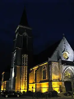 Церковь Святого Николая ночью