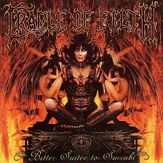Обложка альбома Cradle of Filth «Bitter Suites to Succubi» (2001)