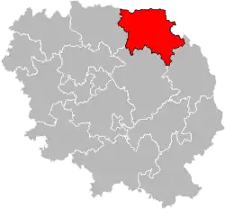 Буссак на карте