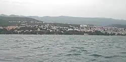 Вид на город с моря