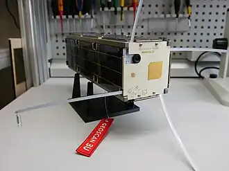 Наноспутник «Геоскан-Эдельвейс» в лаборатории