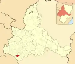 Расположение муниципалитета на карте провинции