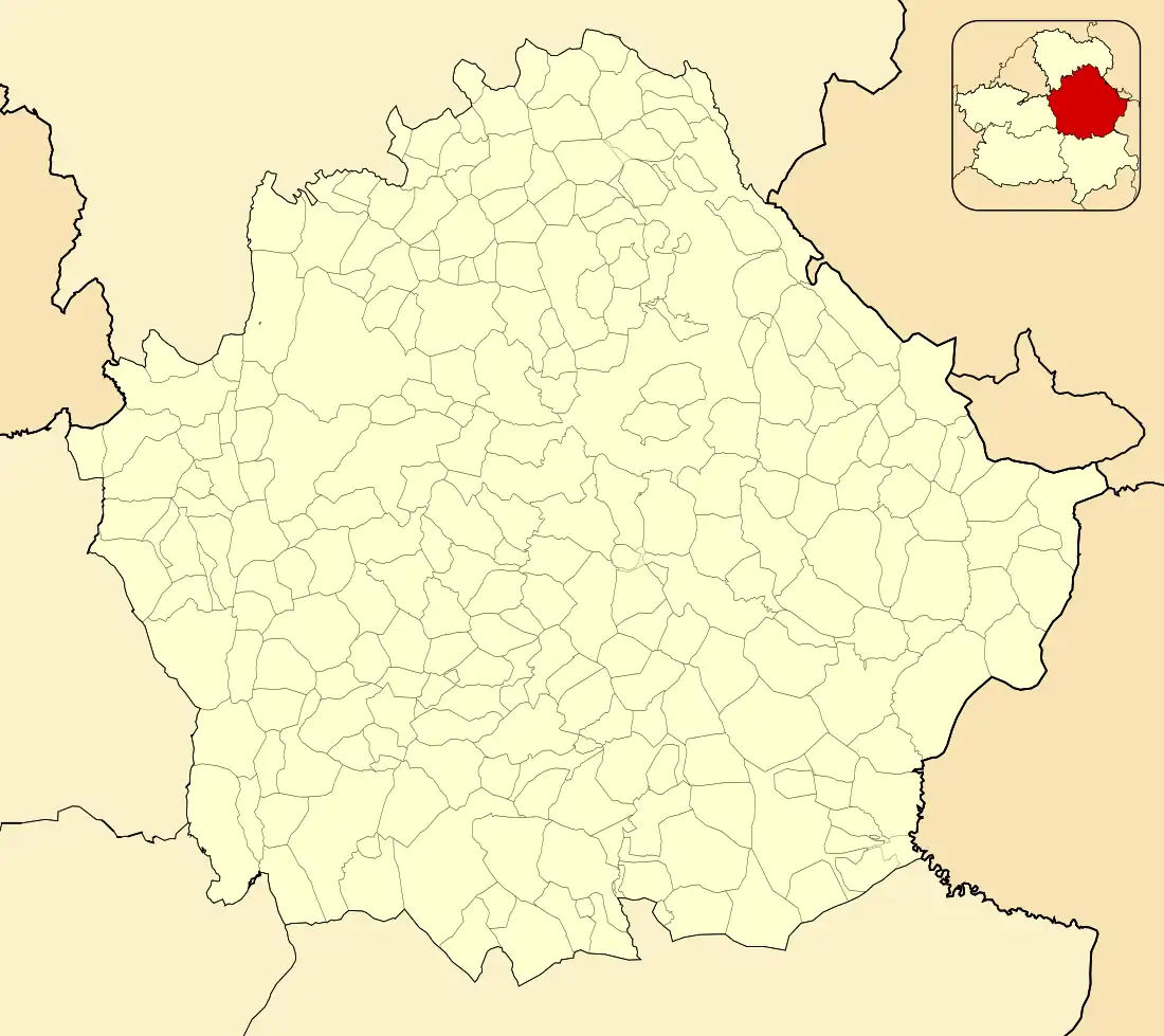 Карденете на карте