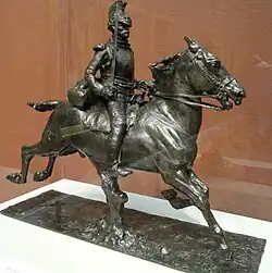 Скачущий кавалерист.