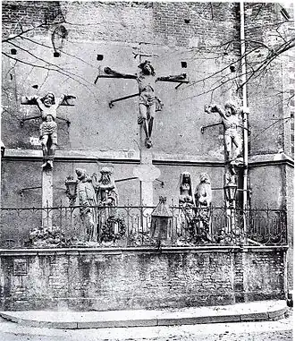 Старая Голгофа перед её разрушением