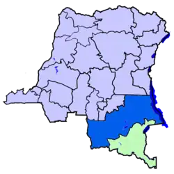 Верхняя Катанга на карте