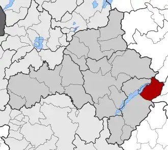 Карта общины: — Велвендос