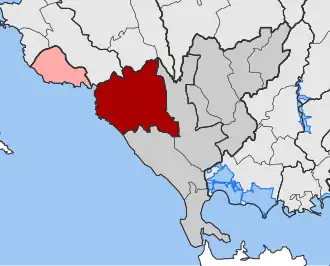 Карта общины:&nbsp; — Фанари&nbsp; — Парга