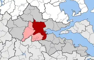 Карта общины:&nbsp;1 — Ламия&nbsp;2 — Горгопотамос, Ипати, Лианокладион, Павлиани[англ.]