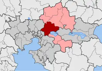 &nbsp;1 — Лангадас&nbsp;2 — Лаханас, Асирос, Сохос, Калиндия, Корония и Вертискос