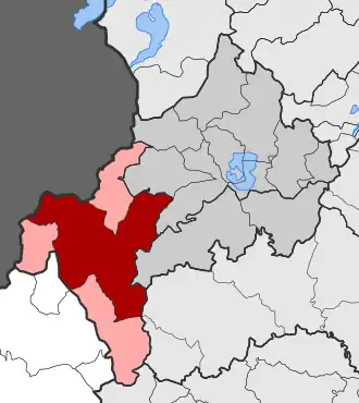 Карта общины:&nbsp; — Несторион&nbsp; — Акритес, Аренес, Грамос
