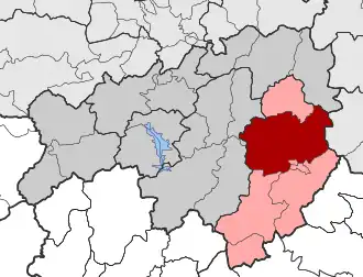 Карта общины: — Софадес — Арна, Менелаида, Рендина, Тамаси