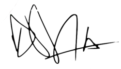 Изображение автографа