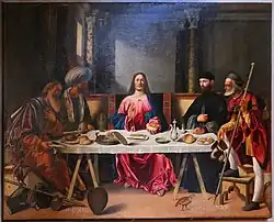 Дж. Беллини. Ужин в Эммаусе. 1513