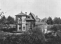 Дача Д.&nbsp;М.&nbsp;Цвета в 1910&nbsp;году