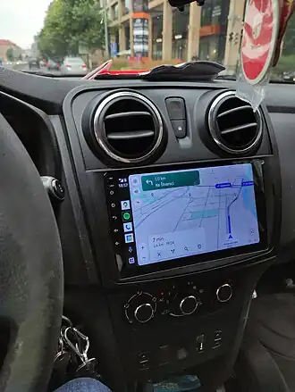 Скриншот программы Android Auto