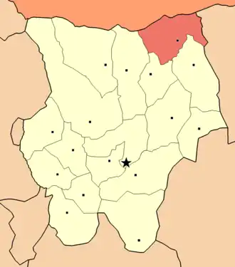 Дадал на карте